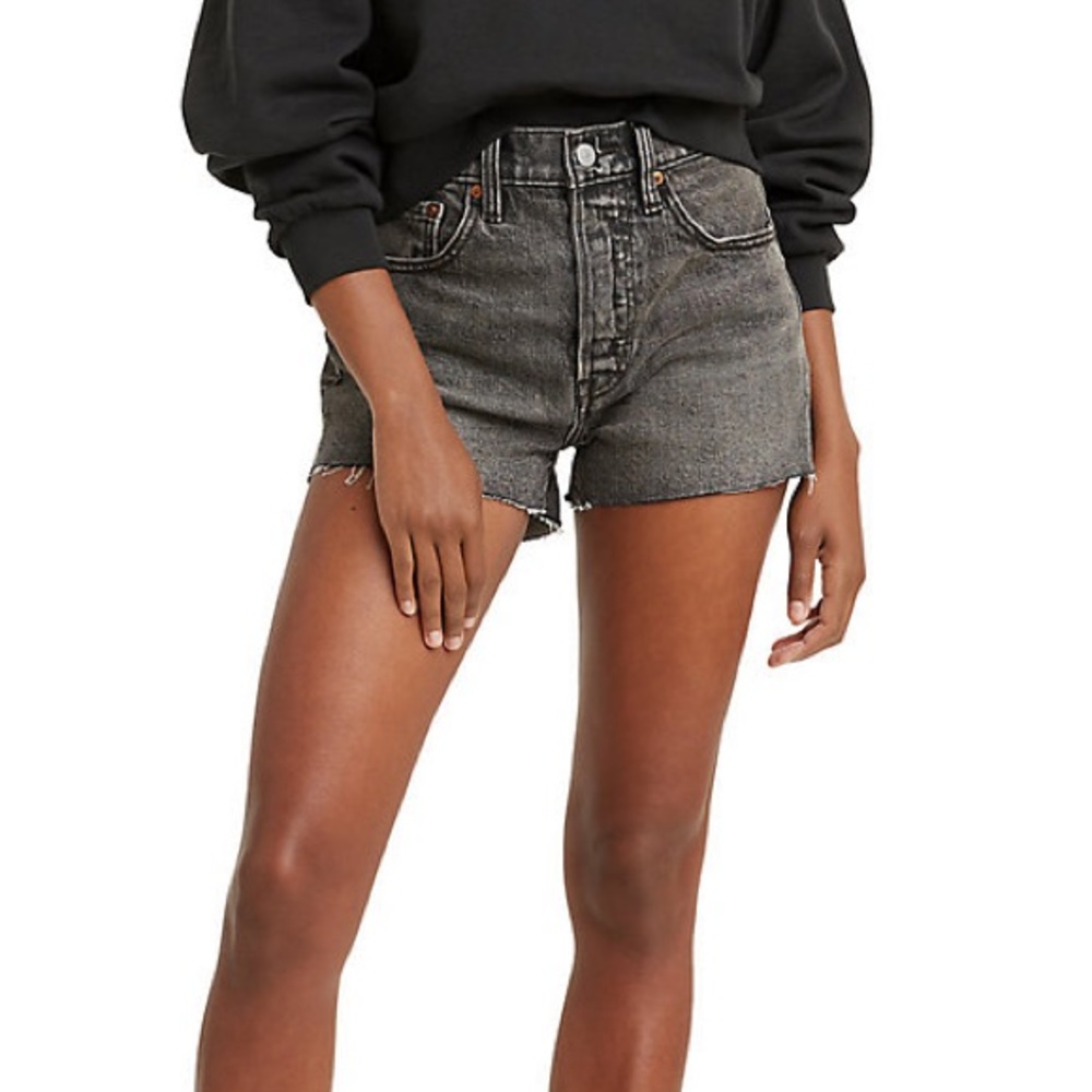 Levi's Black Jean Shorts